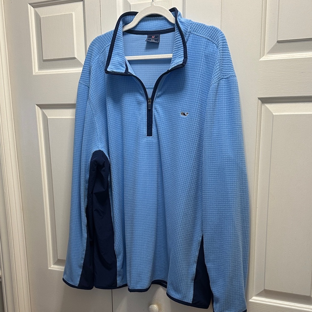 Vineyard Vines Blue Half-Zip Pullover - image 1